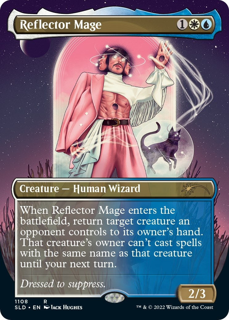 Image for Reflector Mage (Borderless) (Secret Lair Drop Series) (1108) - Magic: The Gathering