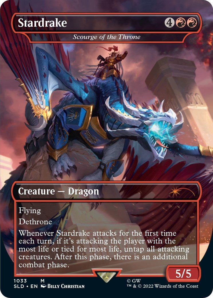 Image for Stardrake - Scourge of the Throne (Borderless) (Secret Lair Drop Series) (1033) - Magic: The Gathering