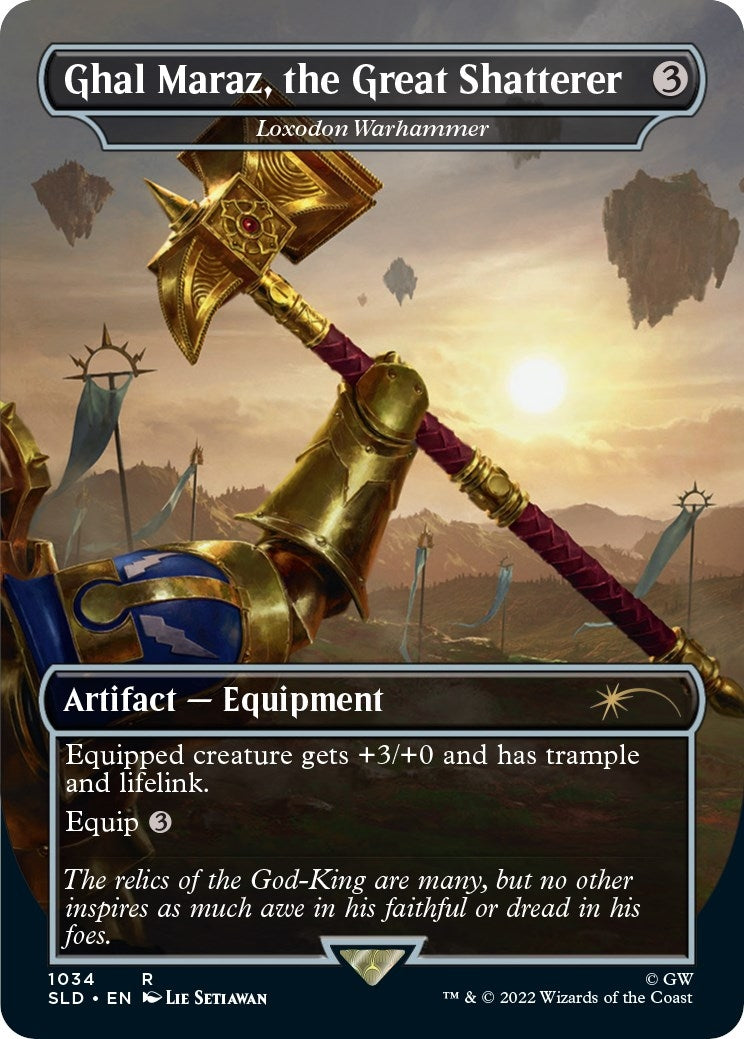 Image for Ghal Maraz, the Great Shatterer - Loxodon Warhammer (Borderless) (Secret Lair Drop Series) (1034) - Magic: The Gathering
