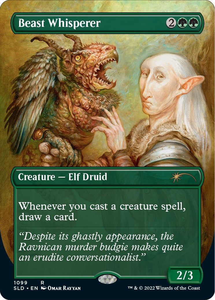 Image for Beast Whisperer (Borderless) (Secret Lair Drop Series) (1099) - Magic: The Gathering