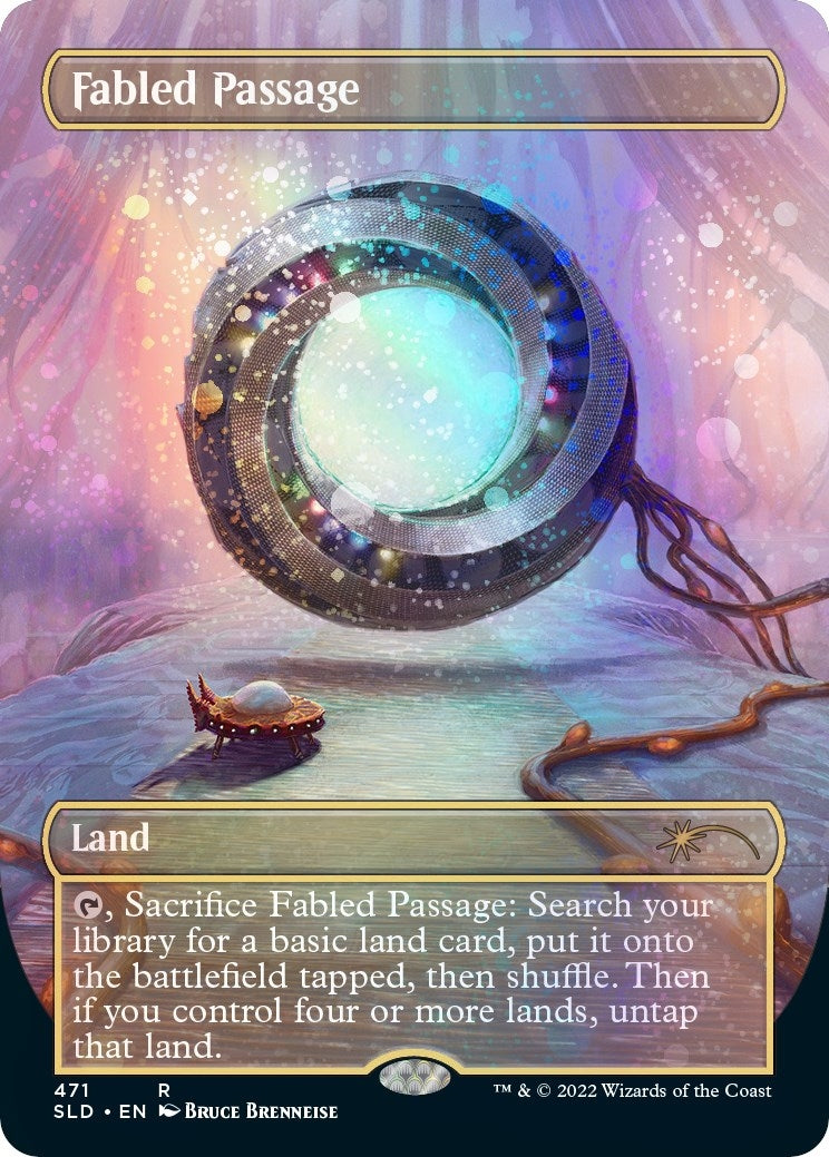 Image for Fabled Passage (Borderless) (Galaxy Foil) (Secret Lair Drop Series) (471) - Magic: The Gathering