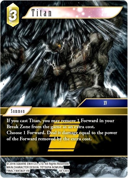 Image for Titan (Resurgence of Power) (18-136S) - Final Fantasy TCG