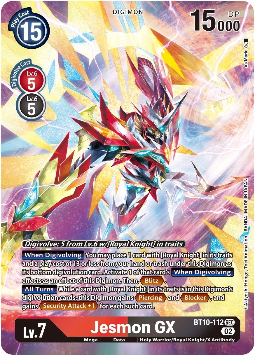 Image for Jesmon GX (Alternate Art) (BT10) (10112)