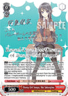 Image for Bunny Girl Senpai, Mai Sakurajima (SP) (Silver Stamp) (Rascal Does Not Dream of Bunny Girl Senpai) (SBY/W64-E051SP SP) - Weiss Schwarz