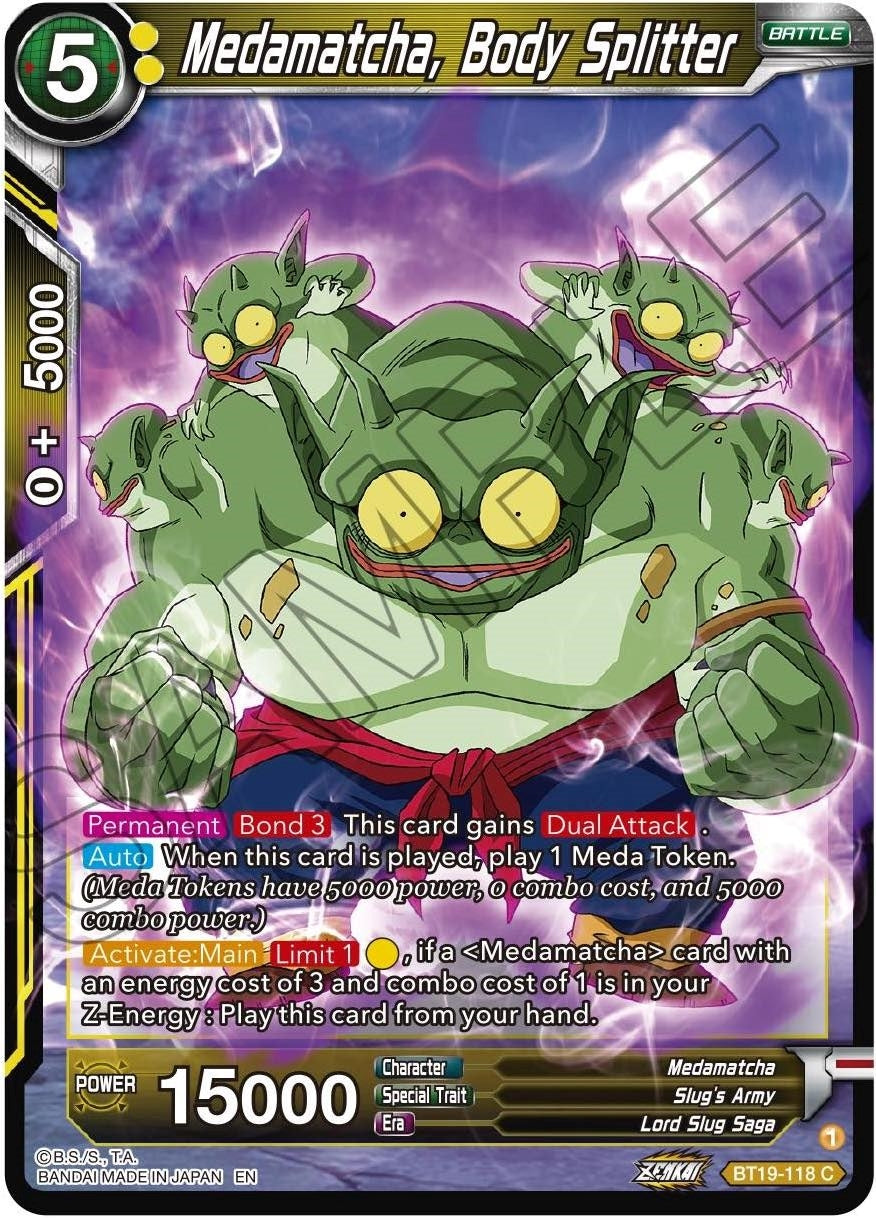 Image for Medamatcha, Body Splitter (Fighter's Ambition) (BT19-118) - Dragon Ball Super: Masters