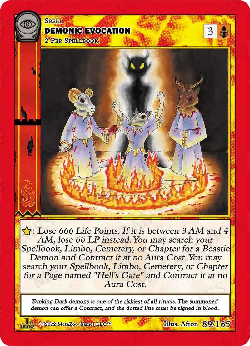 Image for Demonic Evocation (Seance: First Edition) (89/165) - MetaZoo