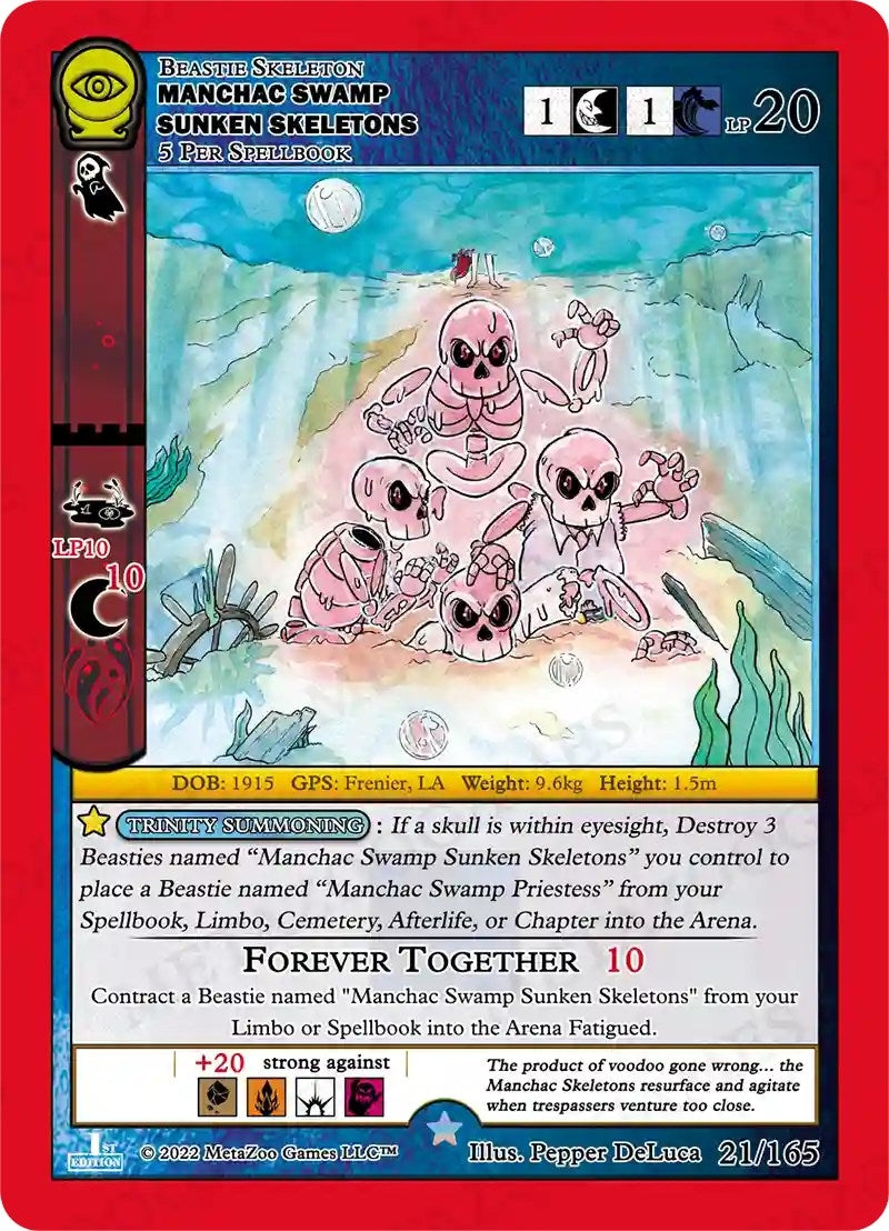 Image for Manchac Swamp Sunken Skeletons (Seance: First Edition) (21/165) - MetaZoo