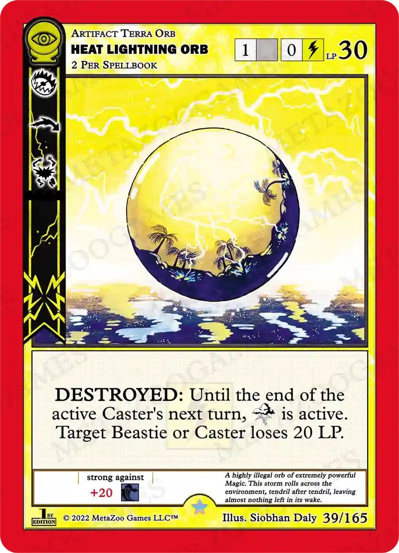 Image for Heat Lightning Orb (Seance: First Edition) (39/165) - MetaZoo