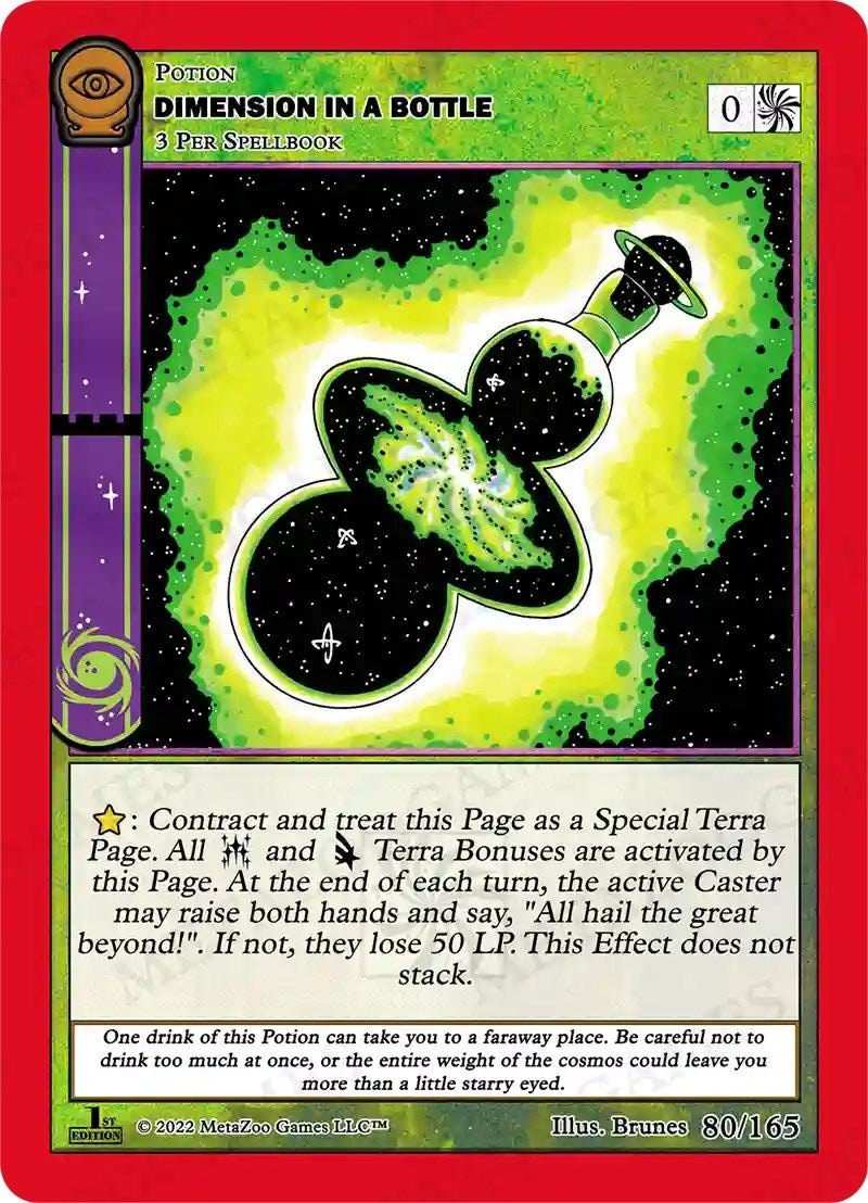 Image for Dimension in a Bottle (Seance: First Edition) (80/165) - MetaZoo