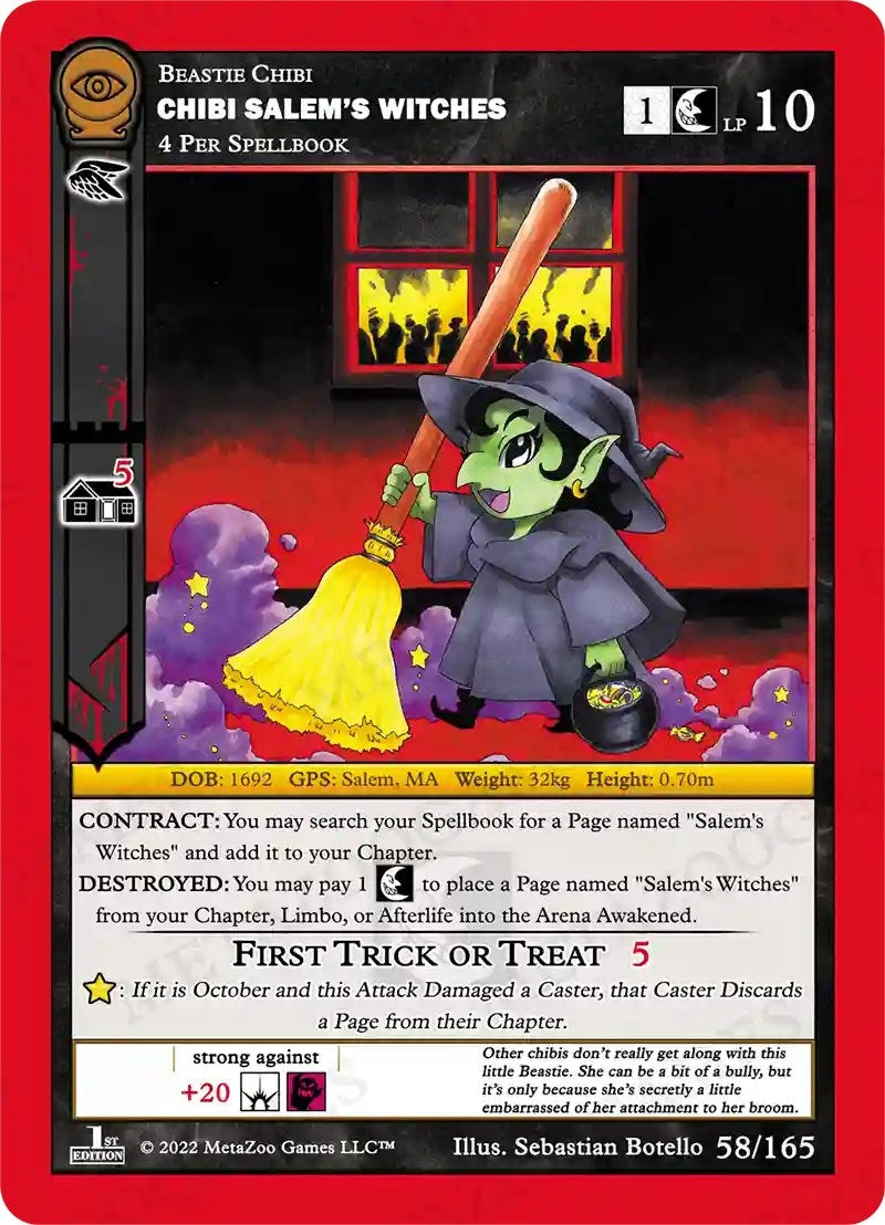 Image for Chibi Salem's Witches (Seance: First Edition) (58/165) - MetaZoo