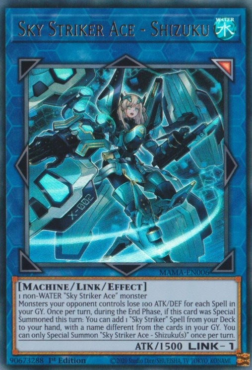 Image for Sky Striker Ace - Shizuku (Magnificent Mavens) (MAMA-EN006) - YuGiOh