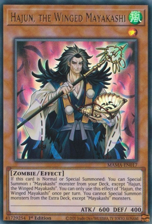 Image for Hajun, the Winged Mayakashi (Magnificent Mavens) (MAMA-EN017) - YuGiOh