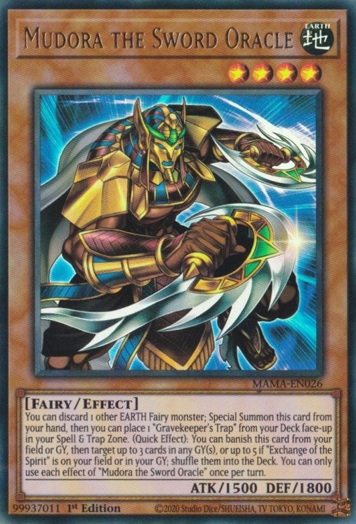 Image for Mudora the Sword Oracle (Magnificent Mavens) (MAMA-EN026) - YuGiOh
