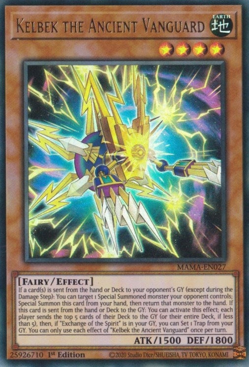 Image for Kelbek the Ancient Vanguard (Magnificent Mavens) (MAMA-EN027) - YuGiOh