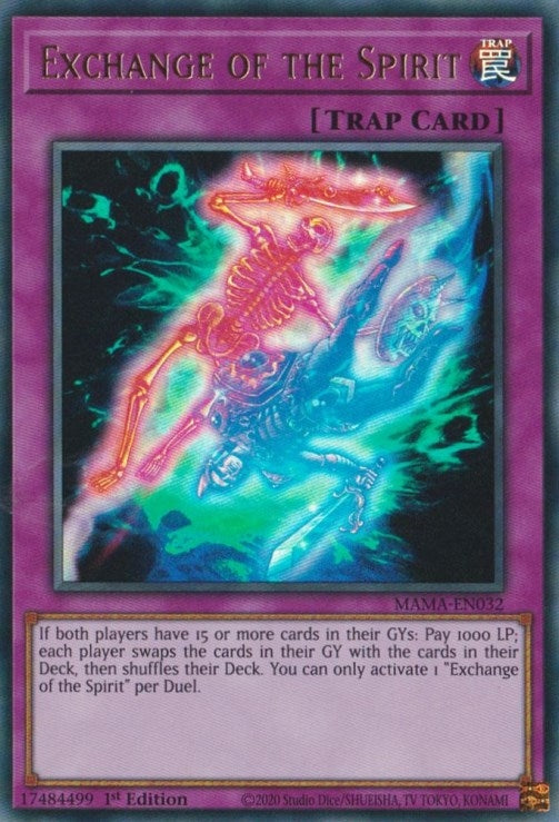 Image for Exchange of the Spirit (Magnificent Mavens) (MAMA-EN032) - YuGiOh
