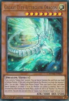 Image for Galaxy-Eyes Afterglow Dragon (Magnificent Mavens) (MAMA-EN057) - YuGiOh