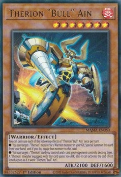 Image for Therion "Bull" Ain (Magnificent Mavens) (MAMA-EN060) - YuGiOh