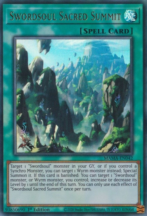 Image for Swordsoul Sacred Summit (Magnificent Mavens) (MAMA-EN042) - YuGiOh