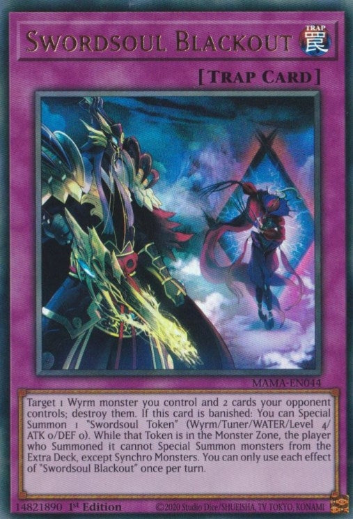Image for Swordsoul Blackout (Magnificent Mavens) (MAMA-EN044) - YuGiOh
