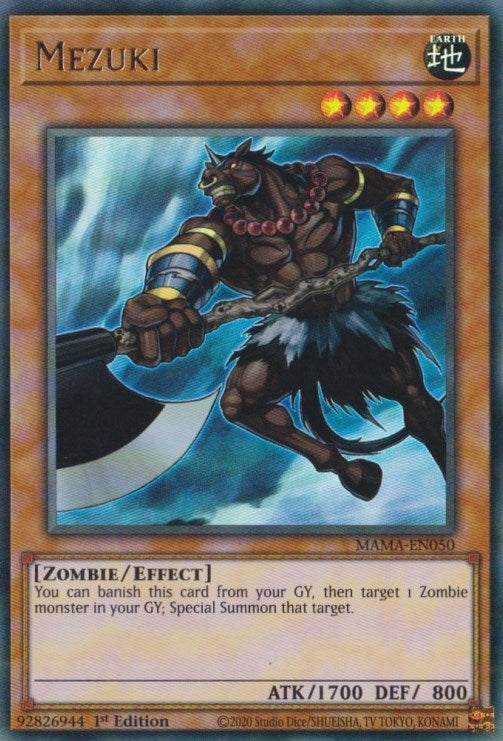 Image for Mezuki (Magnificent Mavens) (MAMA-EN050) - YuGiOh