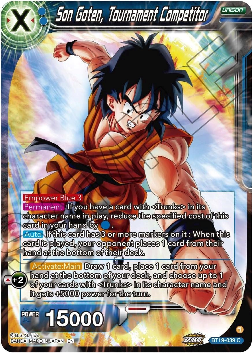 Image for Son Goten, Tournament Competitor (Fighter's Ambition) (BT19-039) - Dragon Ball Super: Masters