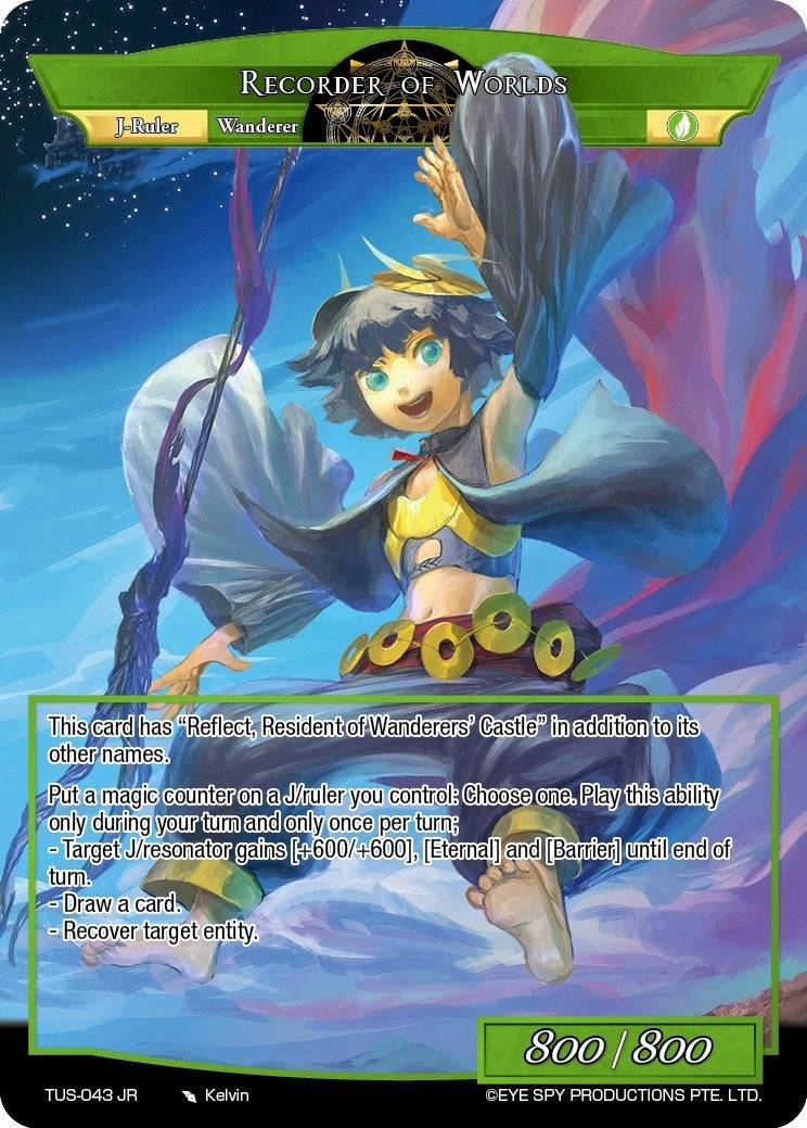 Image for Memory of Worlds // Recorder of Worlds (The Underworld of Secrets) (TUS-043 JR) - Force of Will