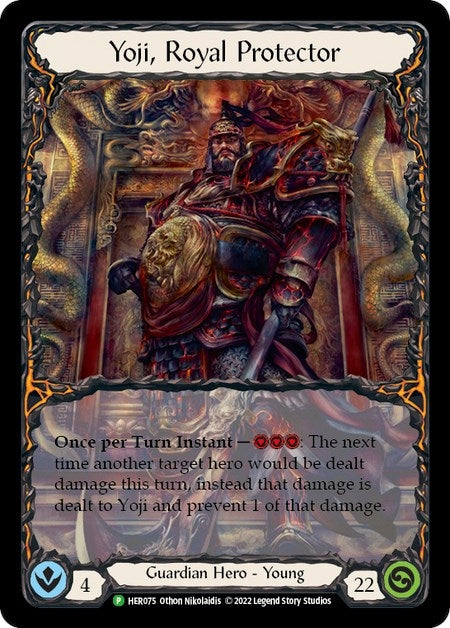 Image for Yoji, Royal Protector - HER075 (Flesh and Blood: Promo Cards) (HER075) - Flesh and Blood TCG