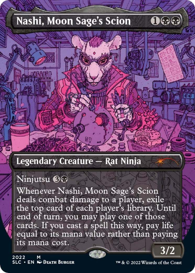 Image for Nashi, Moon Sage's Scion (Secret Lair: 30th Anniversary Countdown Kit) (2022) - Magic: The Gathering