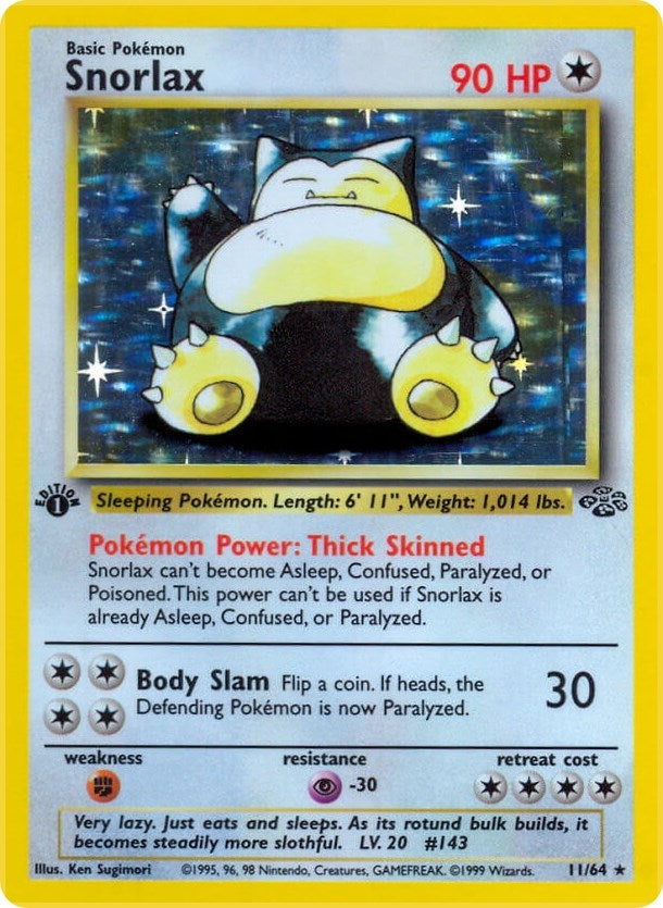 Image for Snorlax (11) (Jungle) (11/64) - Pokemon