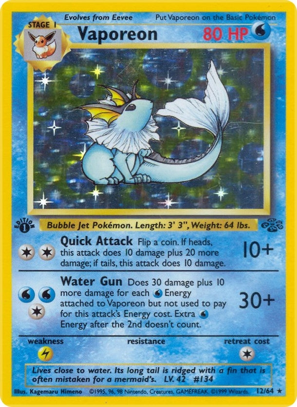 Image for Vaporeon (12) (Jungle) (12/64) - Pokemon