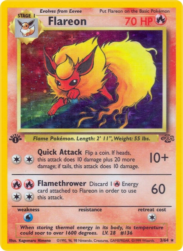 Image for Flareon (3) (Jungle) (03/64) - Pokemon