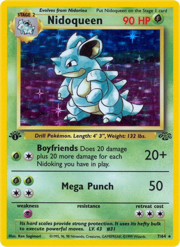 Image for Nidoqueen (7) (Jungle) (07/64) - Pokemon