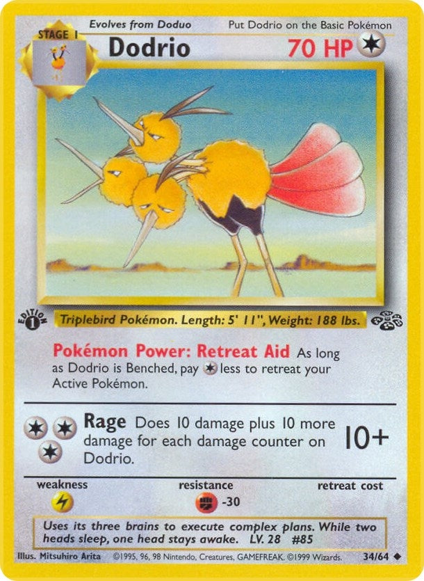 Image for Dodrio (Jungle) (34/64) - Pokemon
