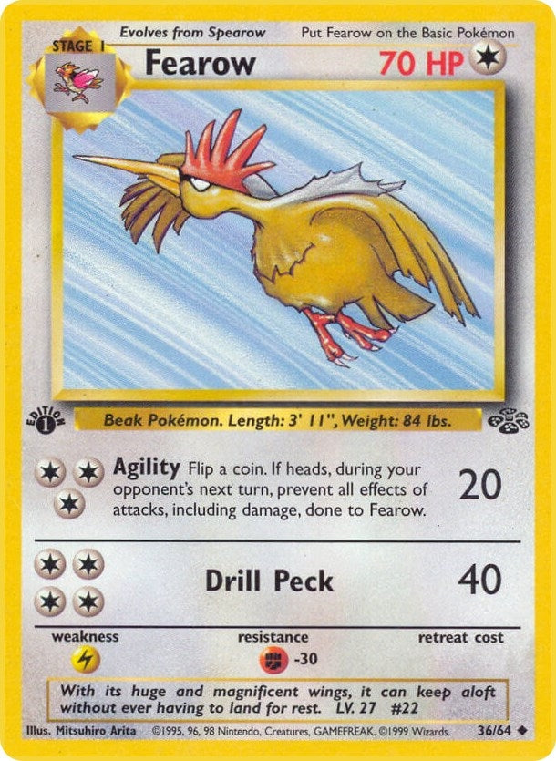 Image for Fearow (Jungle) (36/64) - Pokemon