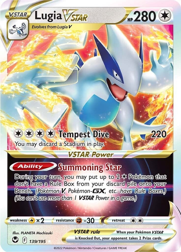 Image for Lugia VSTAR (SWSH12: Silver Tempest) (139/195) - Pokemon