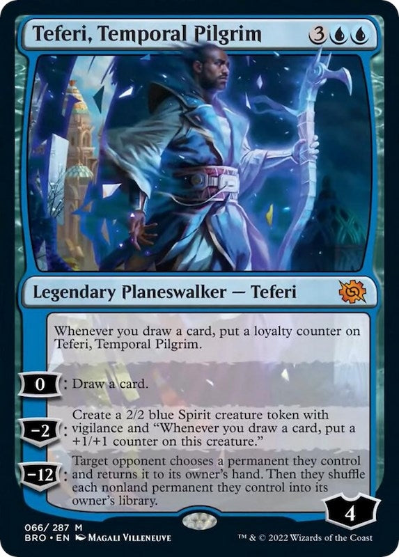 Image for Teferi, Temporal Pilgrim (The Brothers' War) (66) - Magic: The Gathering