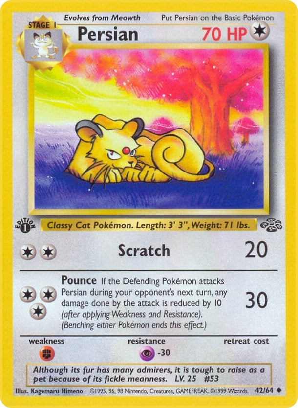 Image for Persian (Jungle) (42/64) - Pokemon