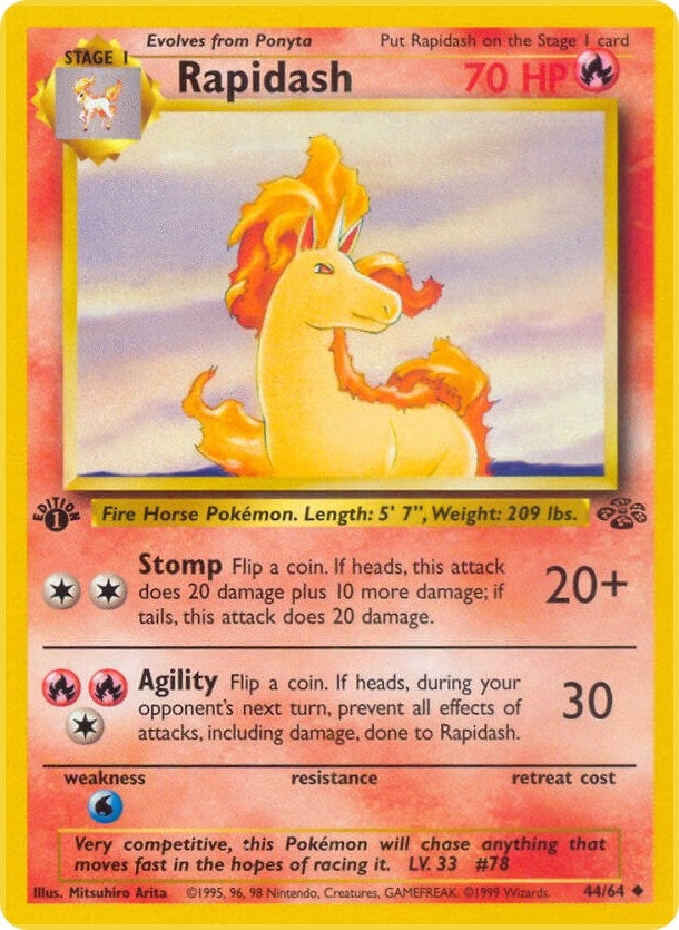 Image for Rapidash (Jungle) (44/64) - Pokemon