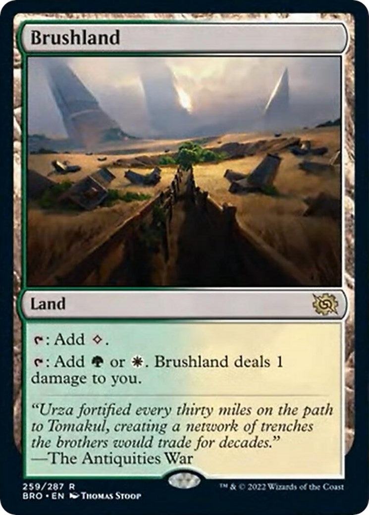 Image for Brushland (The Brothers' War) (259) - Magic: The Gathering