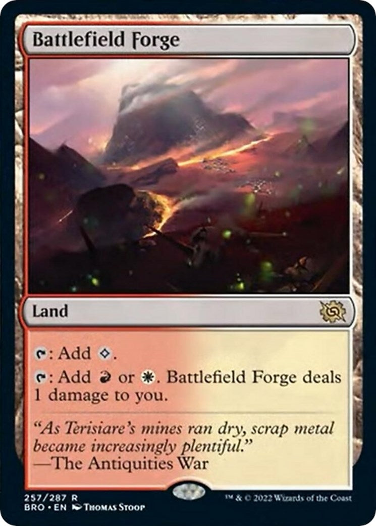 Image for Battlefield Forge (The Brothers' War) (257) - Magic: The Gathering