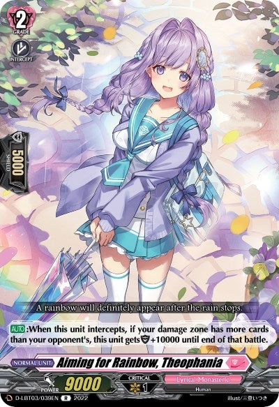 Image for Aiming for Rainbow, Theophania (D-LBT03: Lyrical Monasterio ~Summertime Memories!~) (D-LBT03/039EN) - Cardfight Vanguard