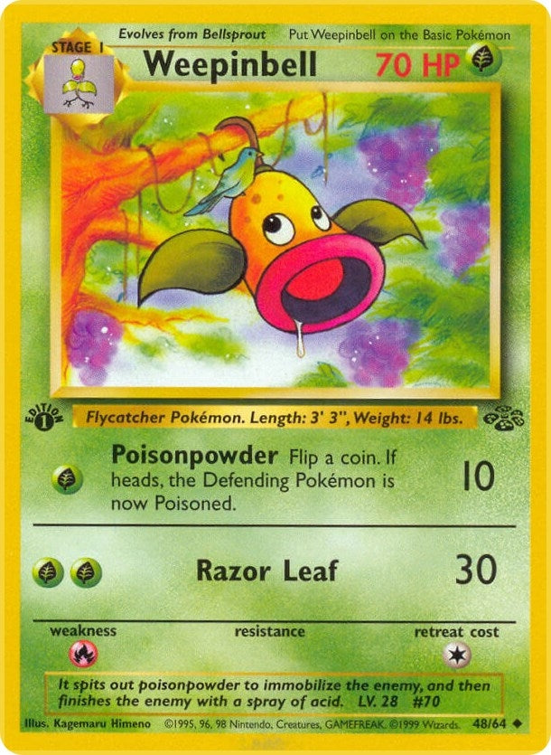 Image for Weepinbell (Jungle) (48/64) - Pokemon
