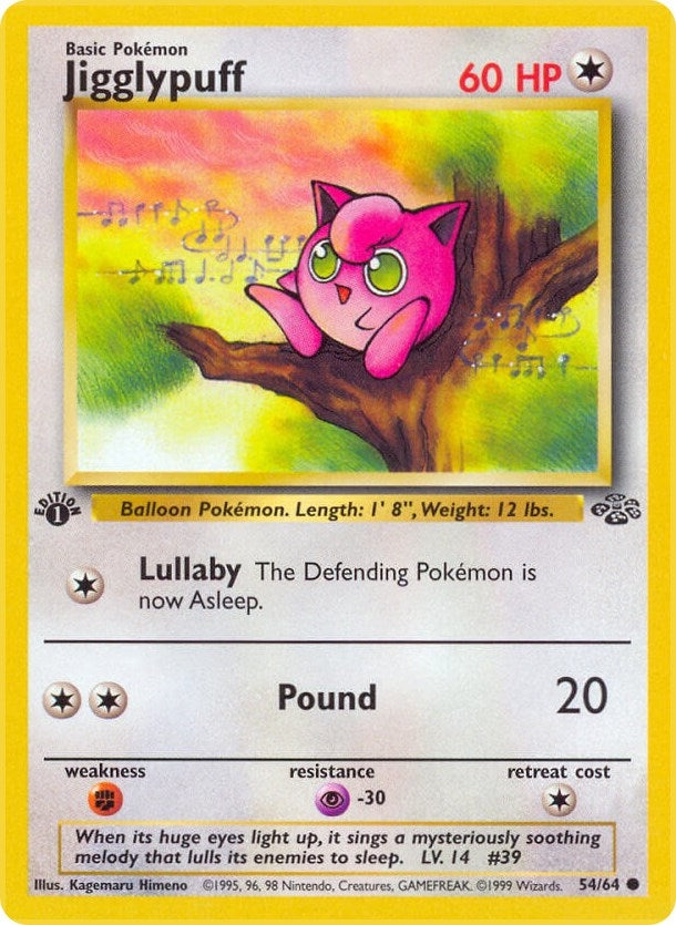 Image for Jigglypuff (Jungle) (54/64) - Pokemon