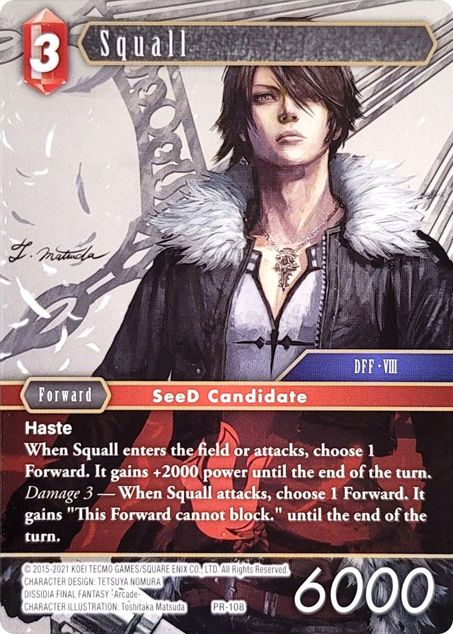Image for Squall - PR-108 (Deck Exclusive Cards) (PR-108) - Final Fantasy TCG