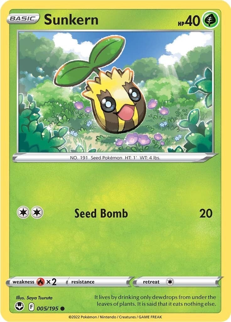 Image for Sunkern (SWSH12: Silver Tempest) (005/195) - Pokemon