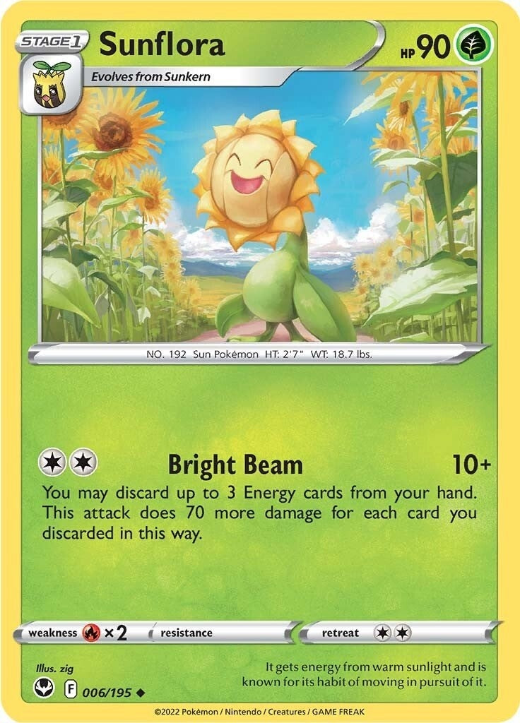 Image for Sunflora (SWSH12: Silver Tempest) (006/195) - Pokemon