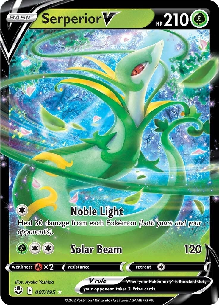Image for Serperior V (SWSH12: Silver Tempest) (007/195) - Pokemon