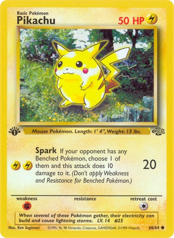 Image for Pikachu (Jungle) (60/64) - Pokemon