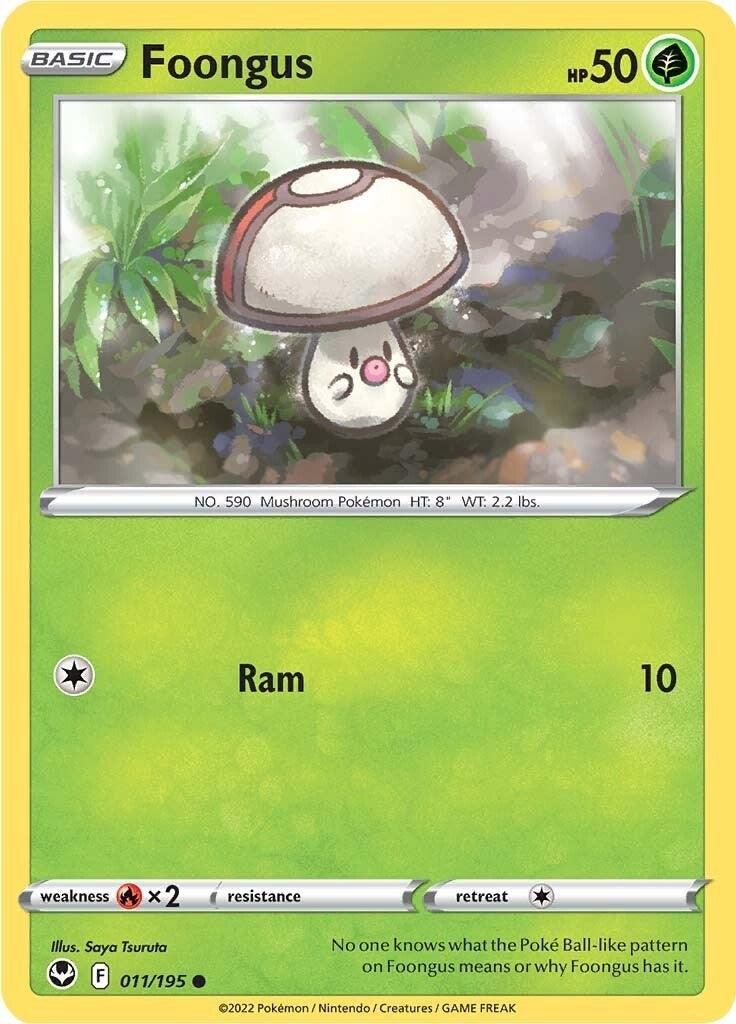 Image for Foongus (SWSH12: Silver Tempest) (011/195) - Pokemon