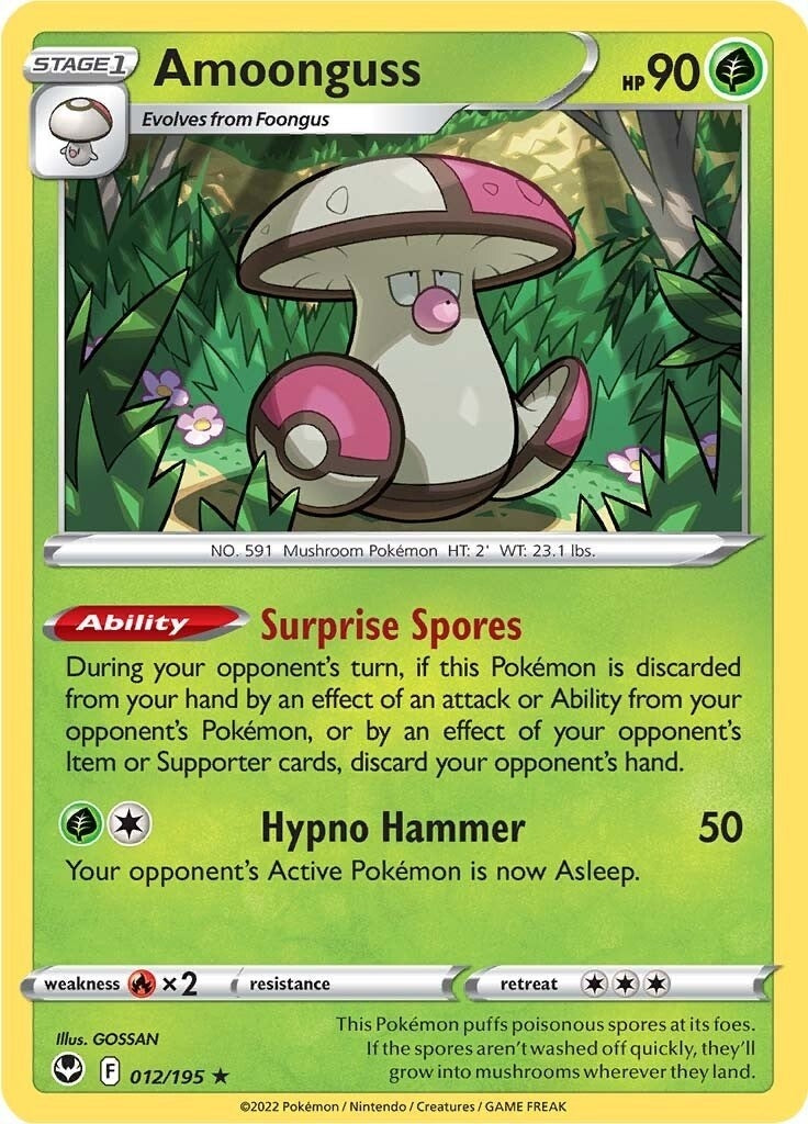 Image for Amoonguss (SWSH12: Silver Tempest) (012/195) - Pokemon